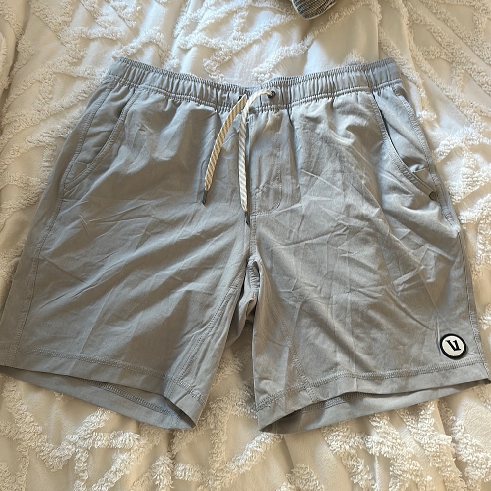 New  without tags vuori kore light grey shorts 7.5 inseam